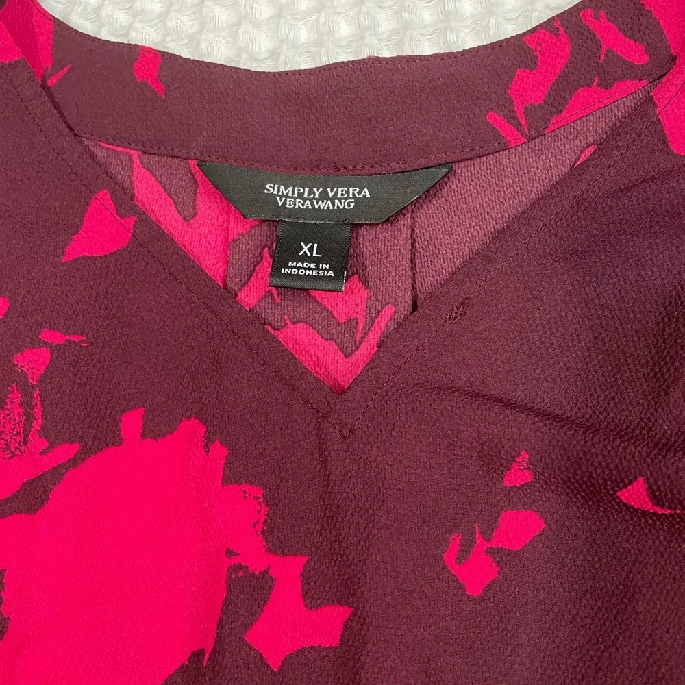 Women's Patterned Top - Simply Vera by Vera Wang - Picture 2 of 5